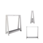 Kledingrek kinderkamer met hangstang en plank – afbeelding 11