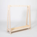Kledingrek kinderkamer met hangstang en plank – afbeelding 7