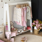 Kledingrek kinderkamer met hangstang en plank – versie 2 – afbeelding 15