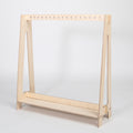 Kledingrek kinderkamer met hangstang en plank – versie 2 – afbeelding 5