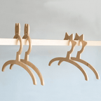 Kledingrek kinderkamer van hout met opbergplanken – afbeelding 6