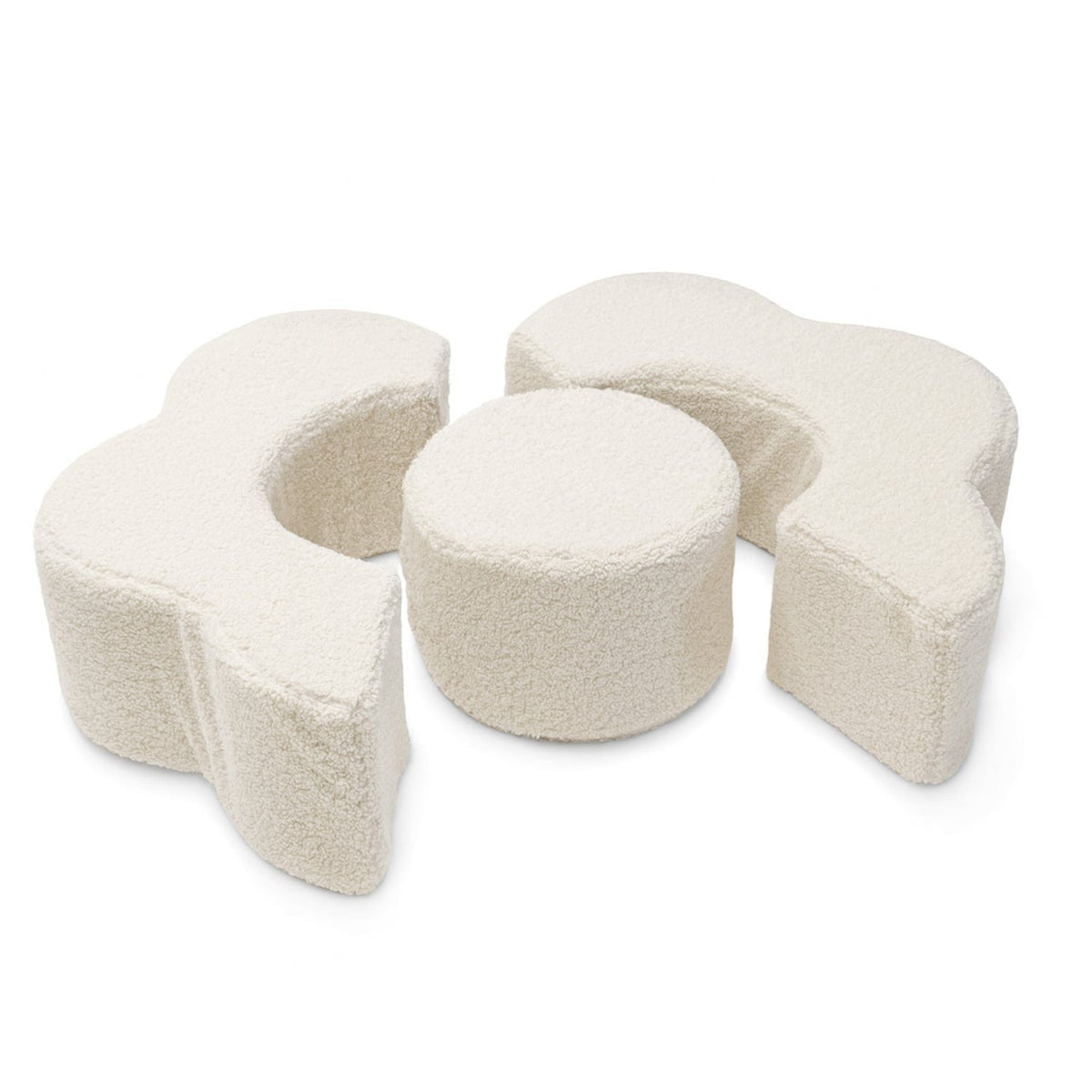 Foam vormenset bloem Bearly crème – afbeelding 3