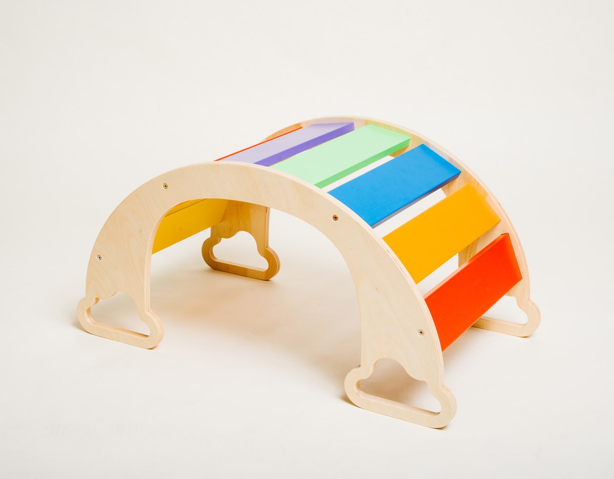 Klimboog Sway Rainbow – klimrek en schommel in één