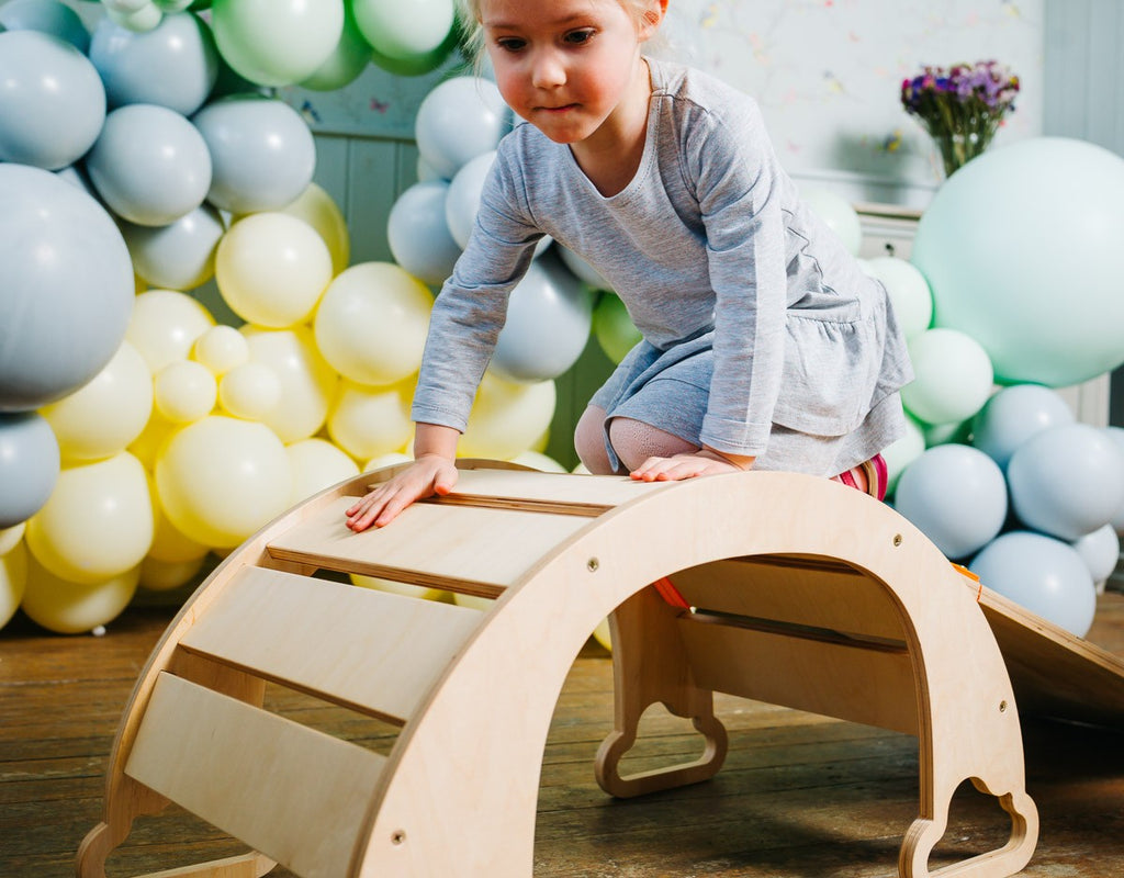 Klimboog Sway Rainbow – klimrek en schommel in één – afbeelding 10