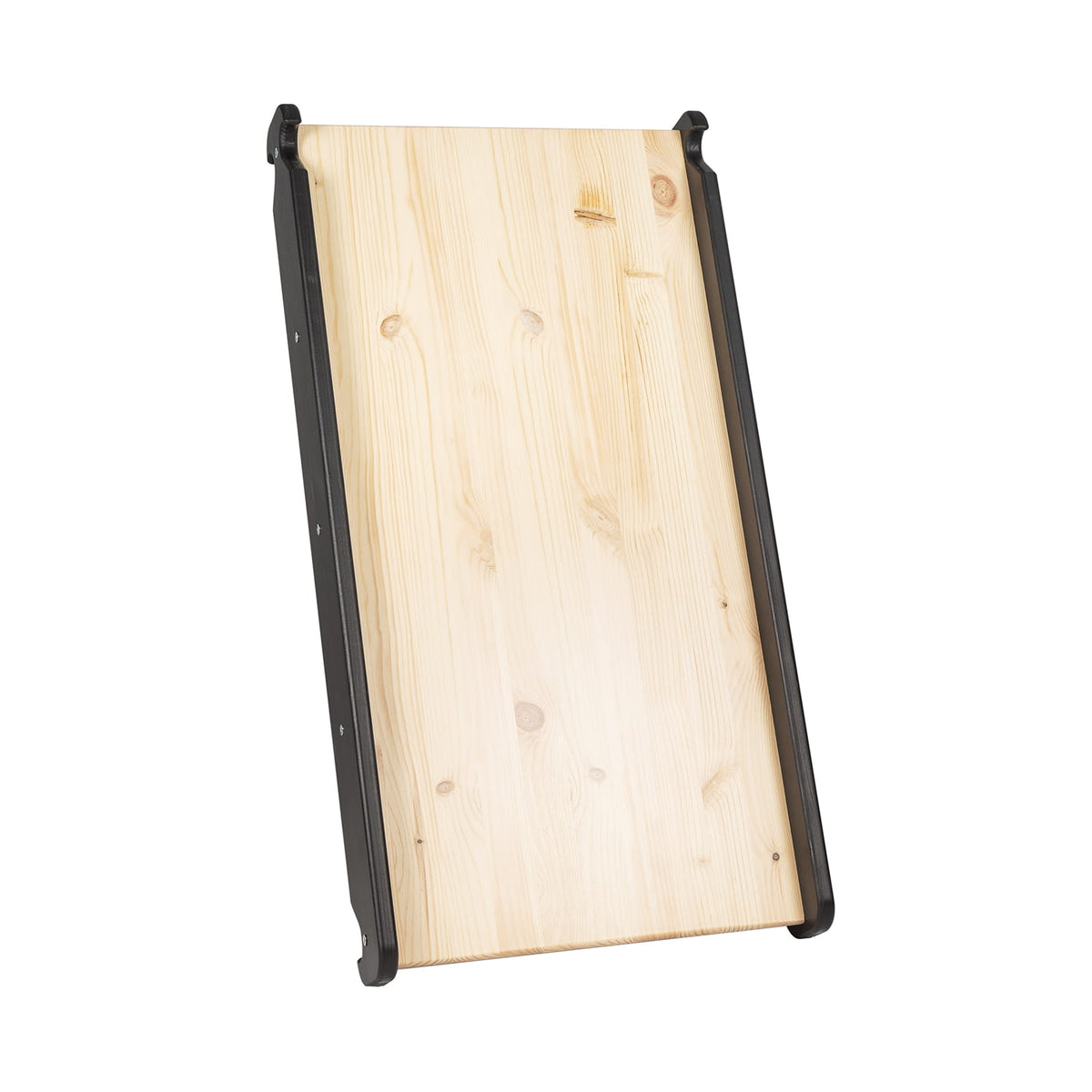 Klimdriehoek met glijbaan-klimwand 2-in-1 zwart – afbeelding 3
