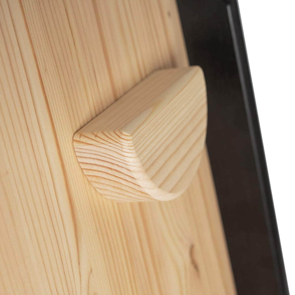 Klimdriehoek met glijbaan-klimwand 2-in-1 zwart – afbeelding 5