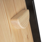 Klimdriehoek met glijbaan-klimwand 2-in-1 zwart – afbeelding 5