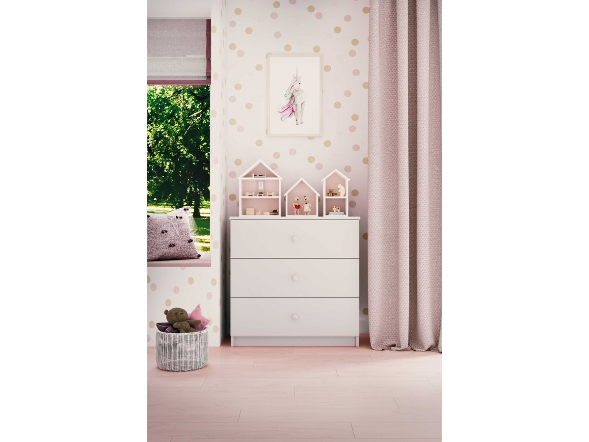 Ladekast kinderkamer Babydreams met 3 lades – afbeelding 4