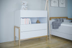 Ladekast kinderkamer Victor met eikenhouten poten – afbeelding 3