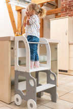 Leertoren auto – ombouwbaar tot tafel en stoel – afbeelding 7