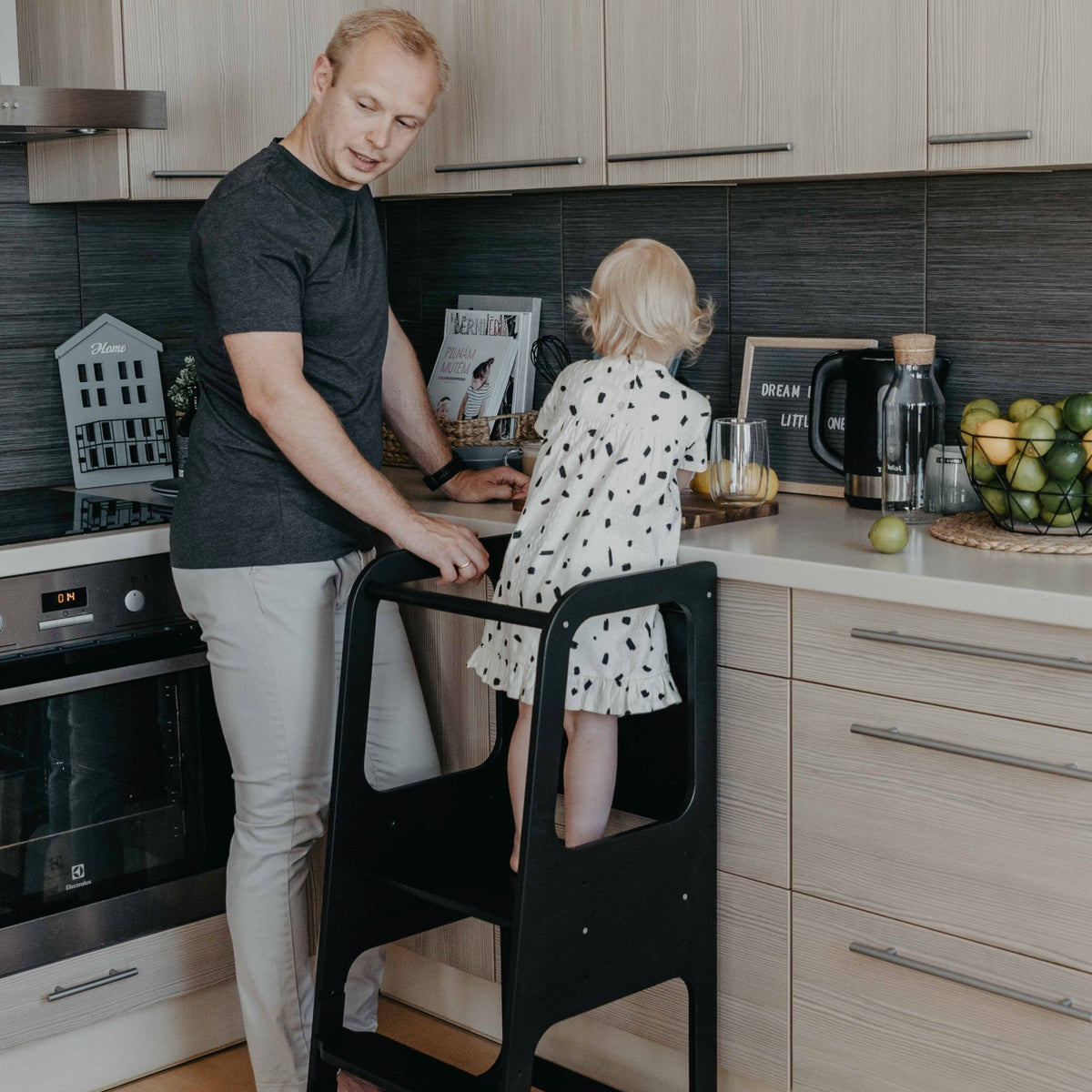 Leertoren met krijtbord – verstelbaar – afbeelding 13