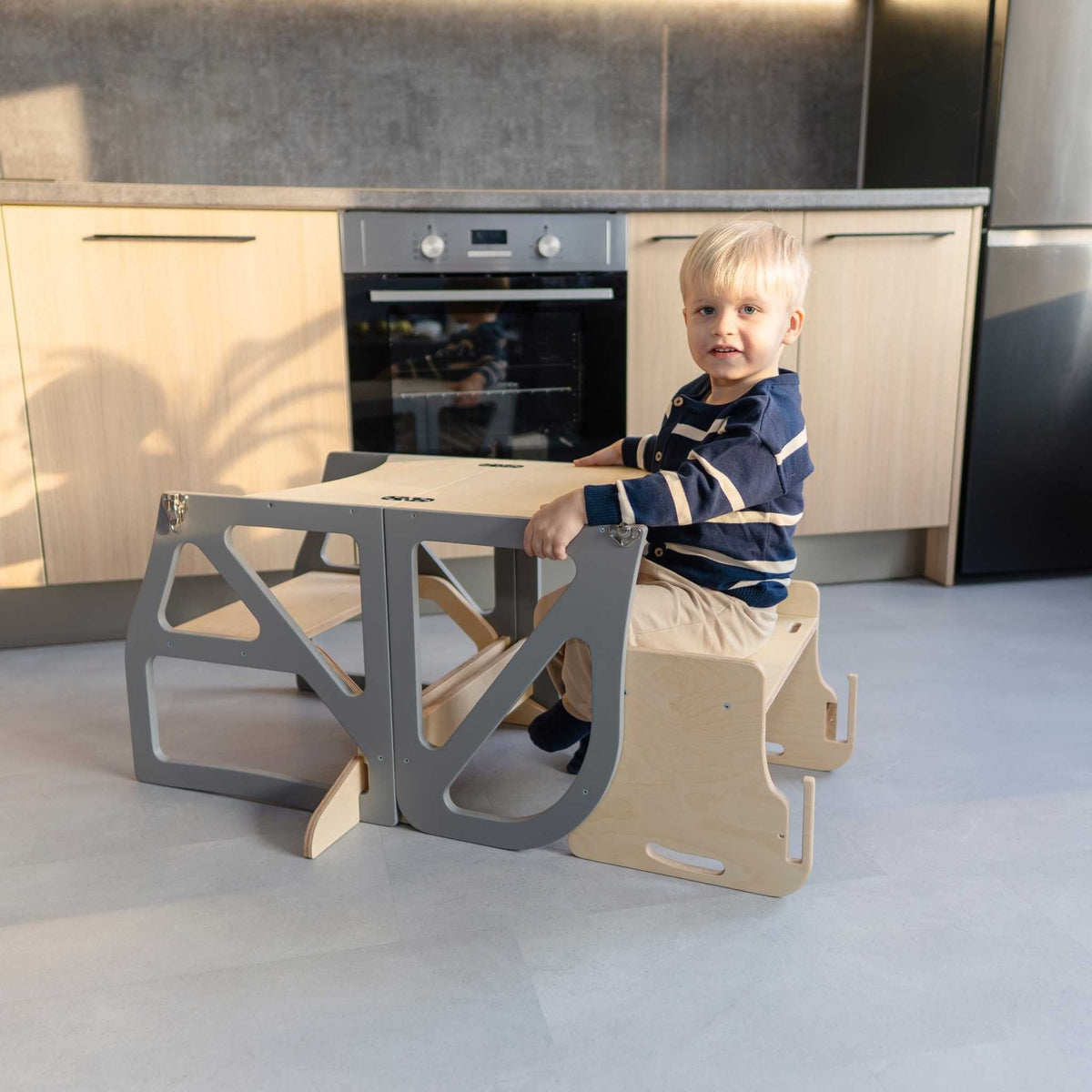 Leertoren Securestep – ombouwbaar tot tafel en kinderstoel – afbeelding 16