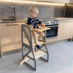 Leertoren Securestep – ombouwbaar tot tafel en kinderstoel – afbeelding 4