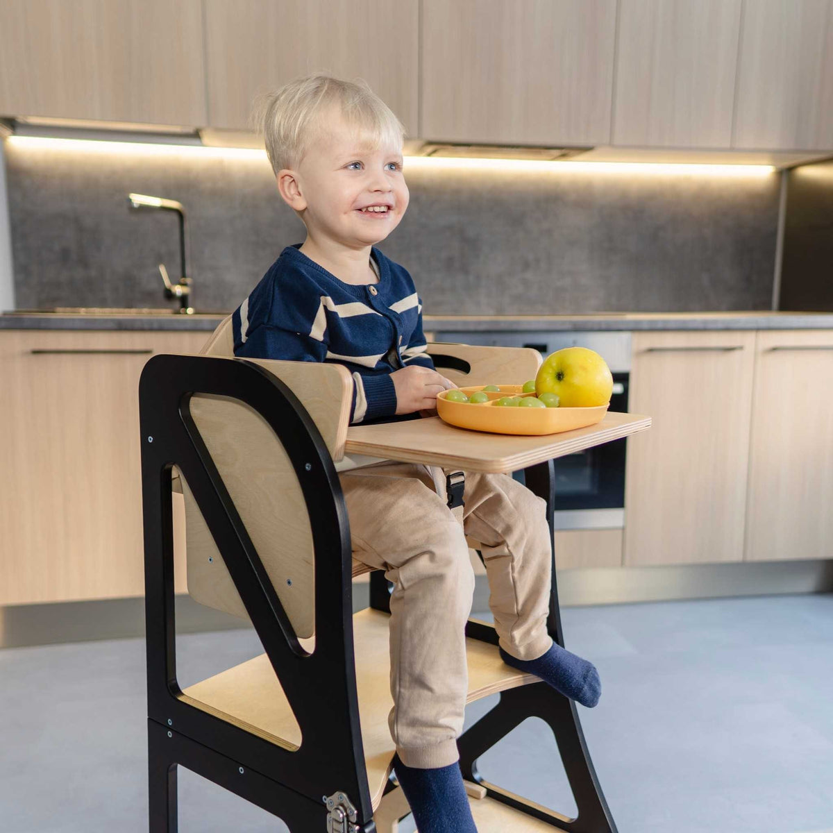Leertoren Securestep – ombouwbaar tot tafel en kinderstoel – afbeelding 6