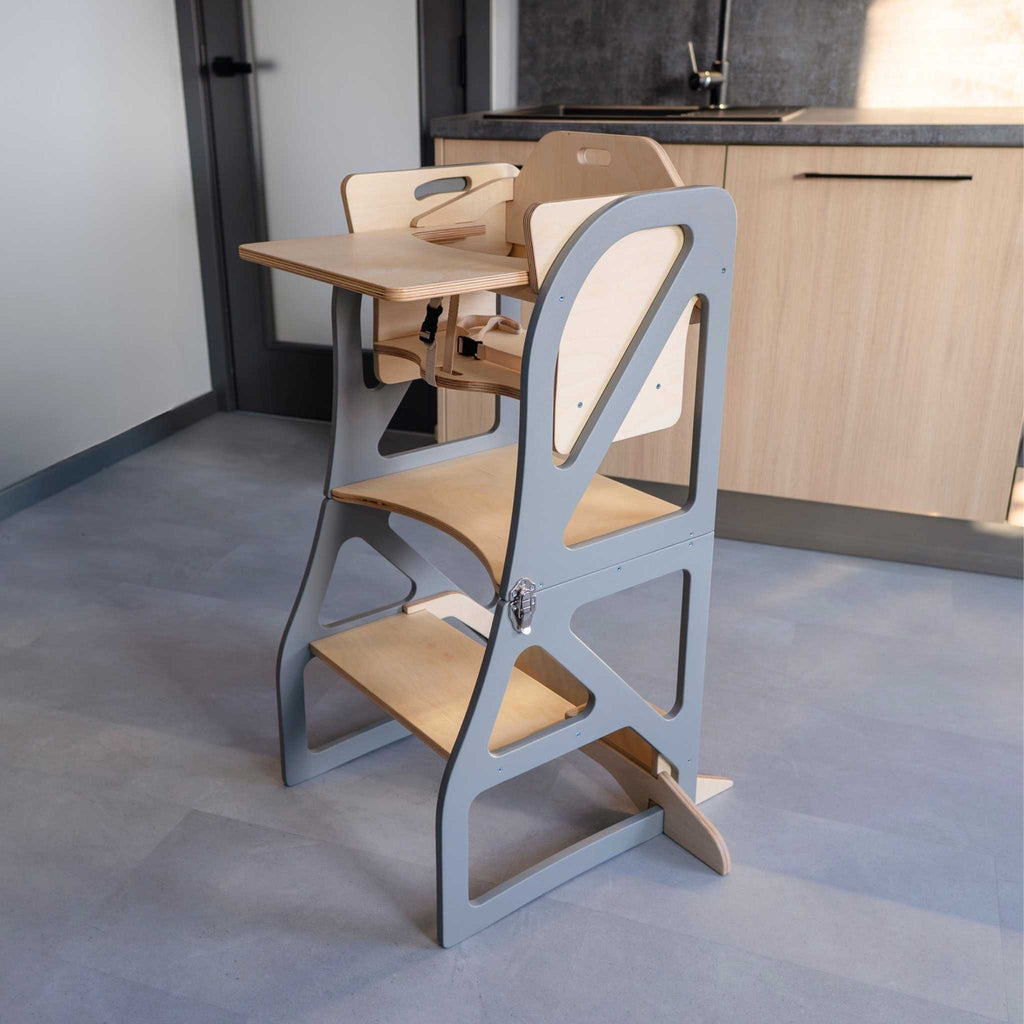Leertoren Securestep – ombouwbaar tot tafel en kinderstoel – afbeelding 8