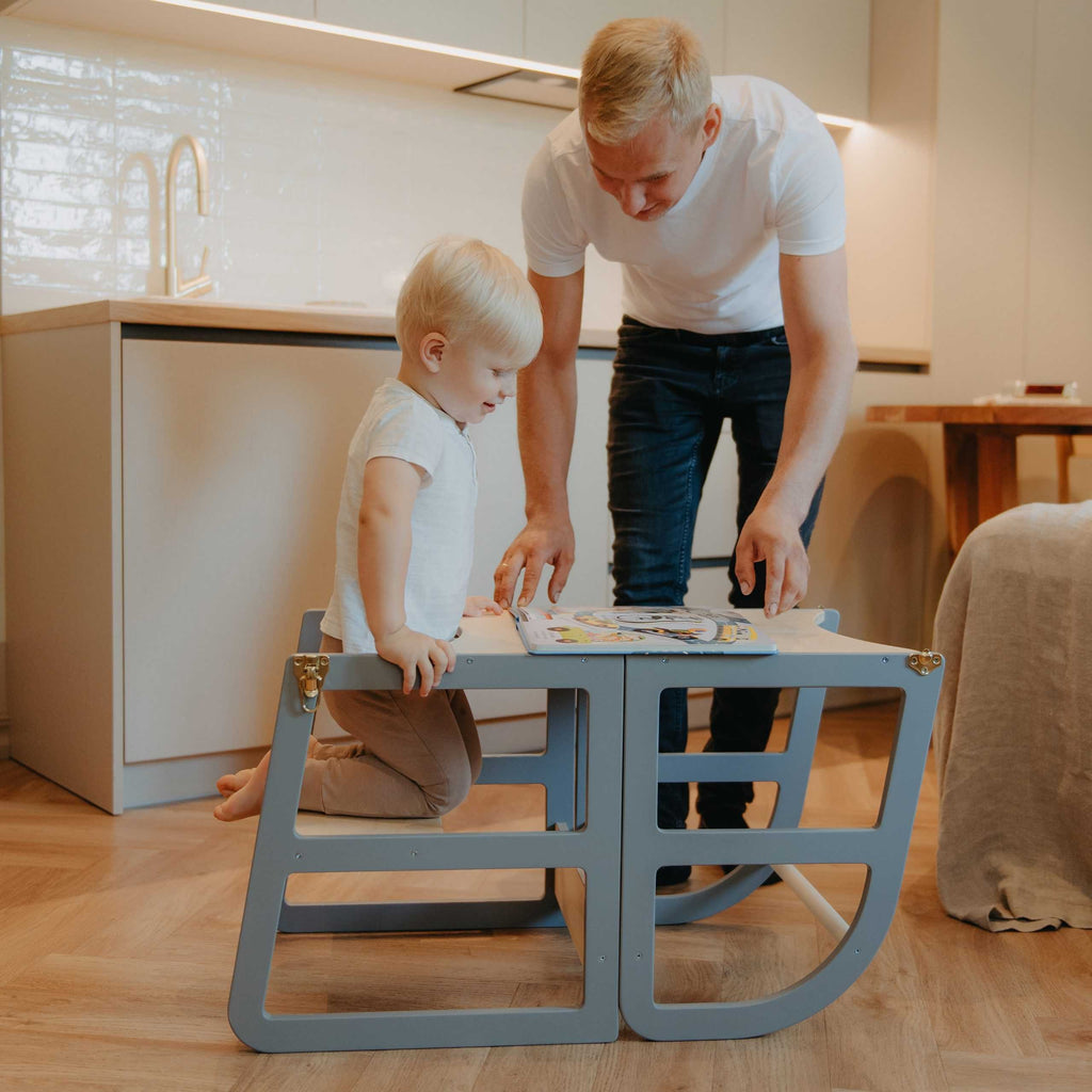 Leertoren Sleekstep – ombouwbaar tot tafel en kinderstoel – afbeelding 20