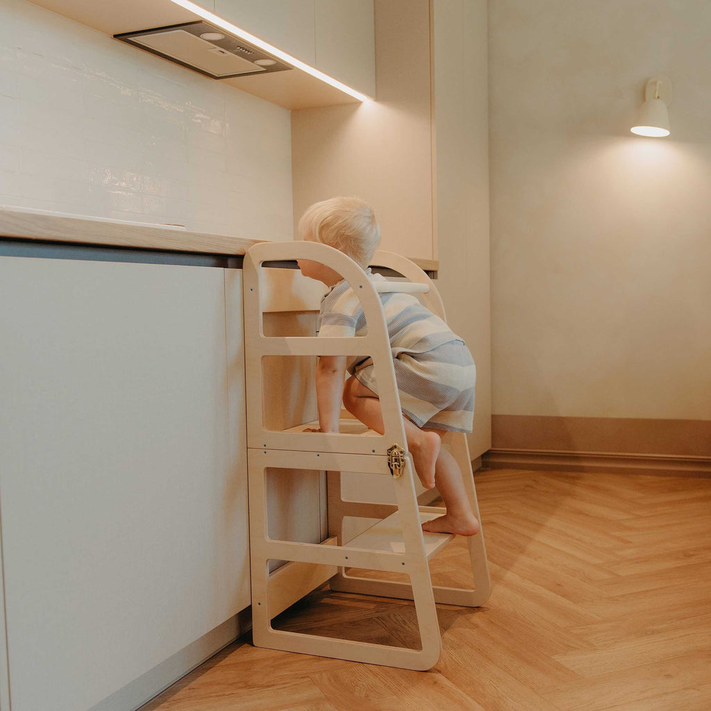Leertoren Sleekstep – ombouwbaar tot tafel en kinderstoel – afbeelding 5