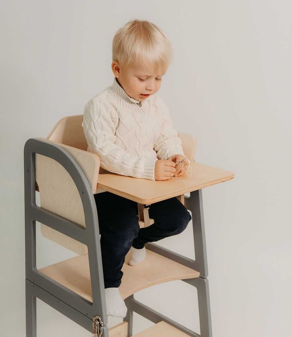 Leertoren Sleekstep – ombouwbaar tot tafel en kinderstoel – afbeelding 7