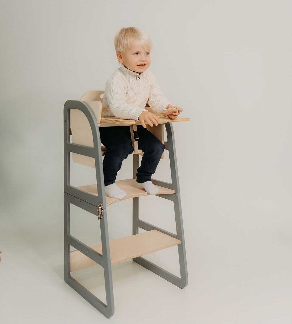 Leertoren Sleekstep – ombouwbaar tot tafel en kinderstoel – afbeelding 8