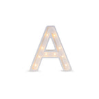 Letterlamp A – houten nachtlamp – afbeelding 2