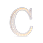 Letterlamp C – houten nachtlamp