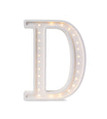 Letterlamp D – houten nachtlamp