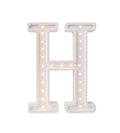Letterlamp H – houten nachtlamp