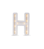 Letterlamp H – houten nachtlamp – afbeelding 2