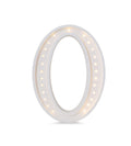 Letterlamp O – houten nachtlamp