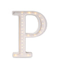 Letterlamp P – houten nachtlamp