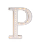 Letterlamp P – houten nachtlamp