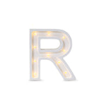 Letterlamp R – houten nachtlamp – afbeelding 2