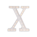 Letterlamp X – houten nachtlamp
