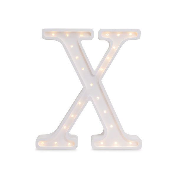 Letterlamp X
