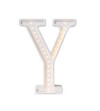 Letterlamp Y – houten nachtlamp