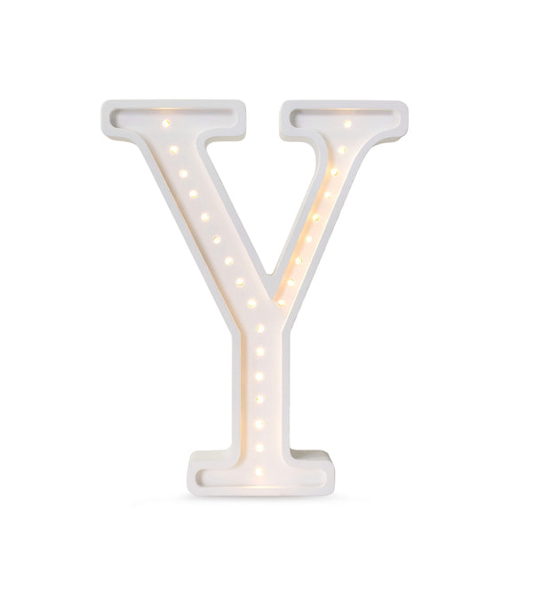 Letterlamp Y