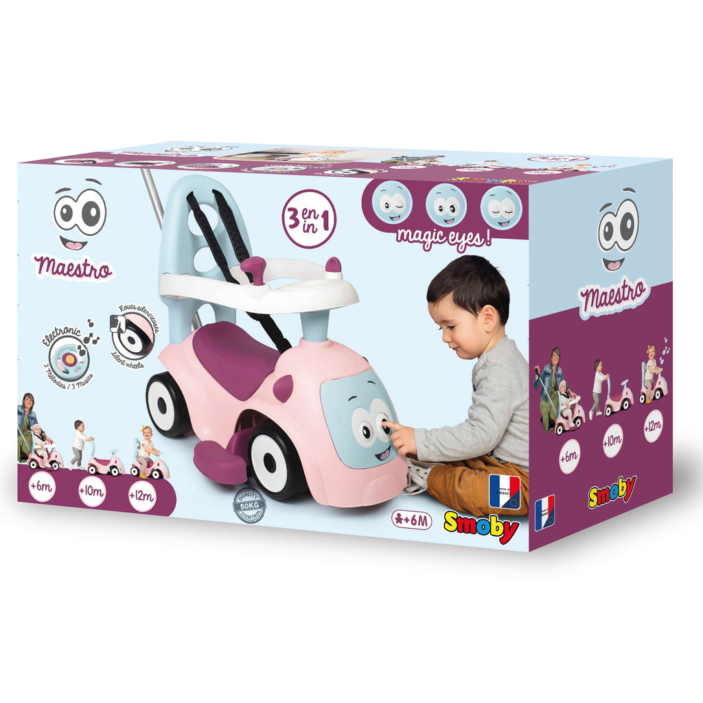 Loopauto Maestro 3-in-1 roze – afbeelding 7