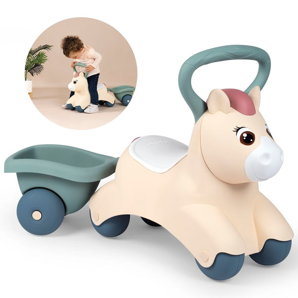 Loopauto Pony met Aanhanger