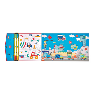 Magnetisch Multi Play speelset bouwplaats met handvat – afbeelding 3