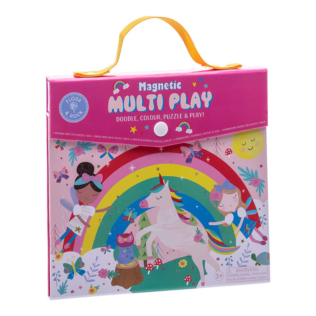 Magnetisch Multi Play speelset regenboogfee met handvat – afbeelding 2