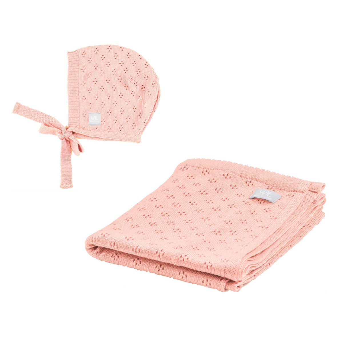 Merino kraamset Love met babydeken en mutsje – afbeelding 4