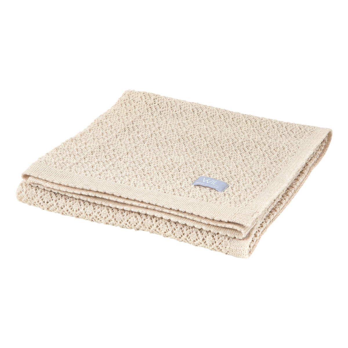 Merino babydeken Delight wit – afbeelding 3