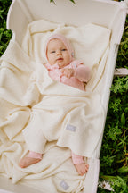 Merino babydeken Happiness olijfgroen – afbeelding 14