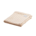 Merino babydeken Love karamel – afbeelding 3