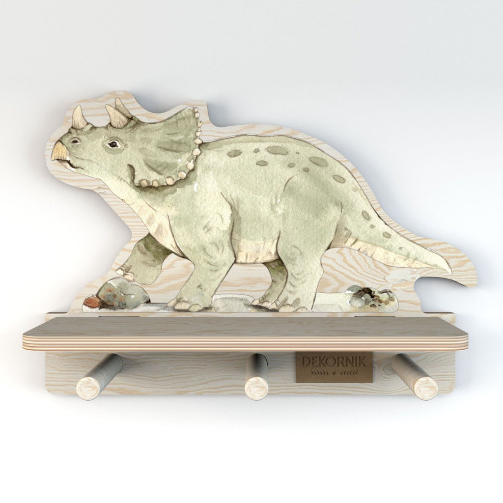Mini wandplank kinderkamer dino