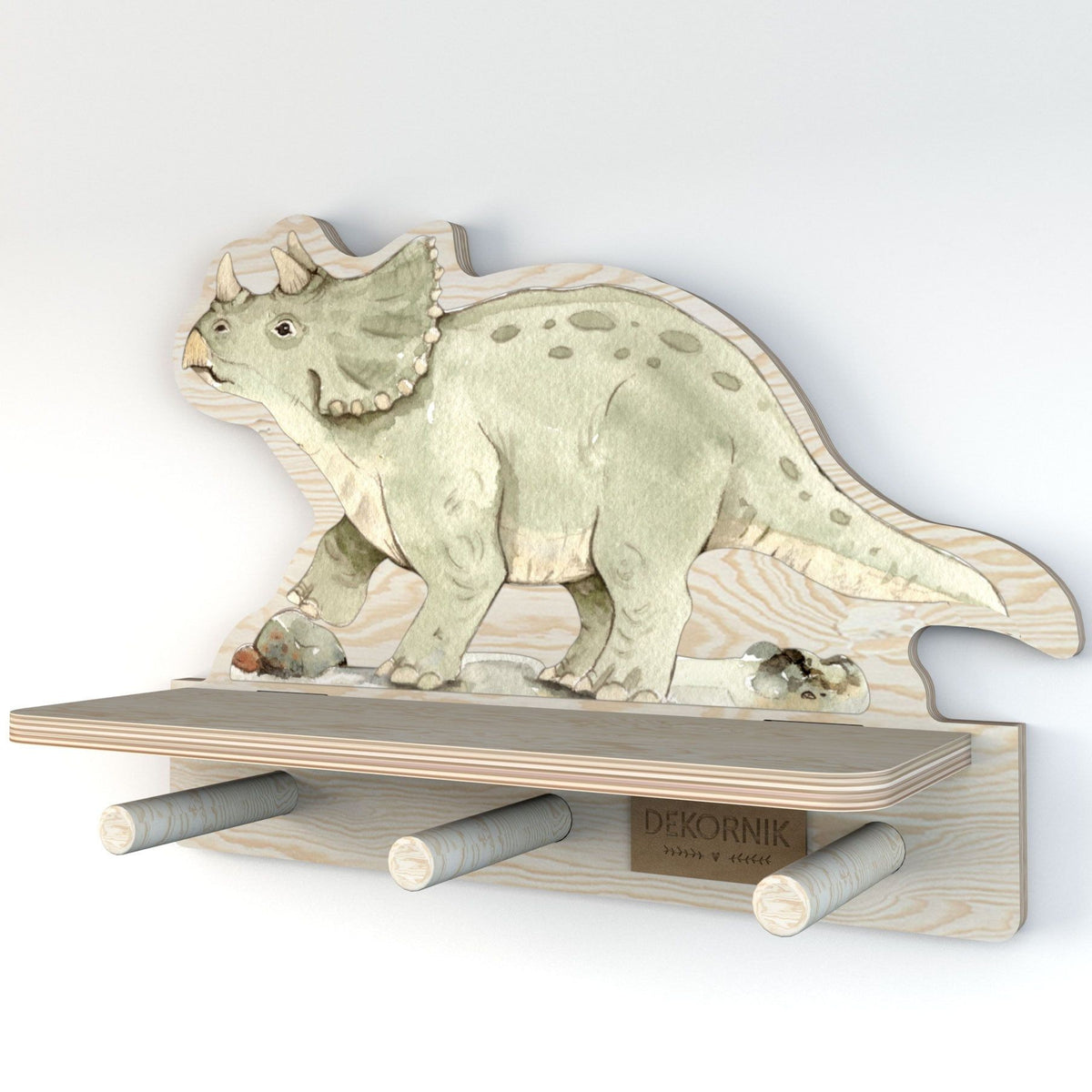 Mini wandplank kinderkamer dino – afbeelding 2
