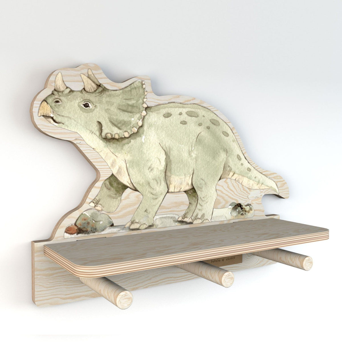 Mini wandplank kinderkamer dino – afbeelding 3