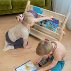 Montessori boekenrek voor klimrek – afbeelding 4
