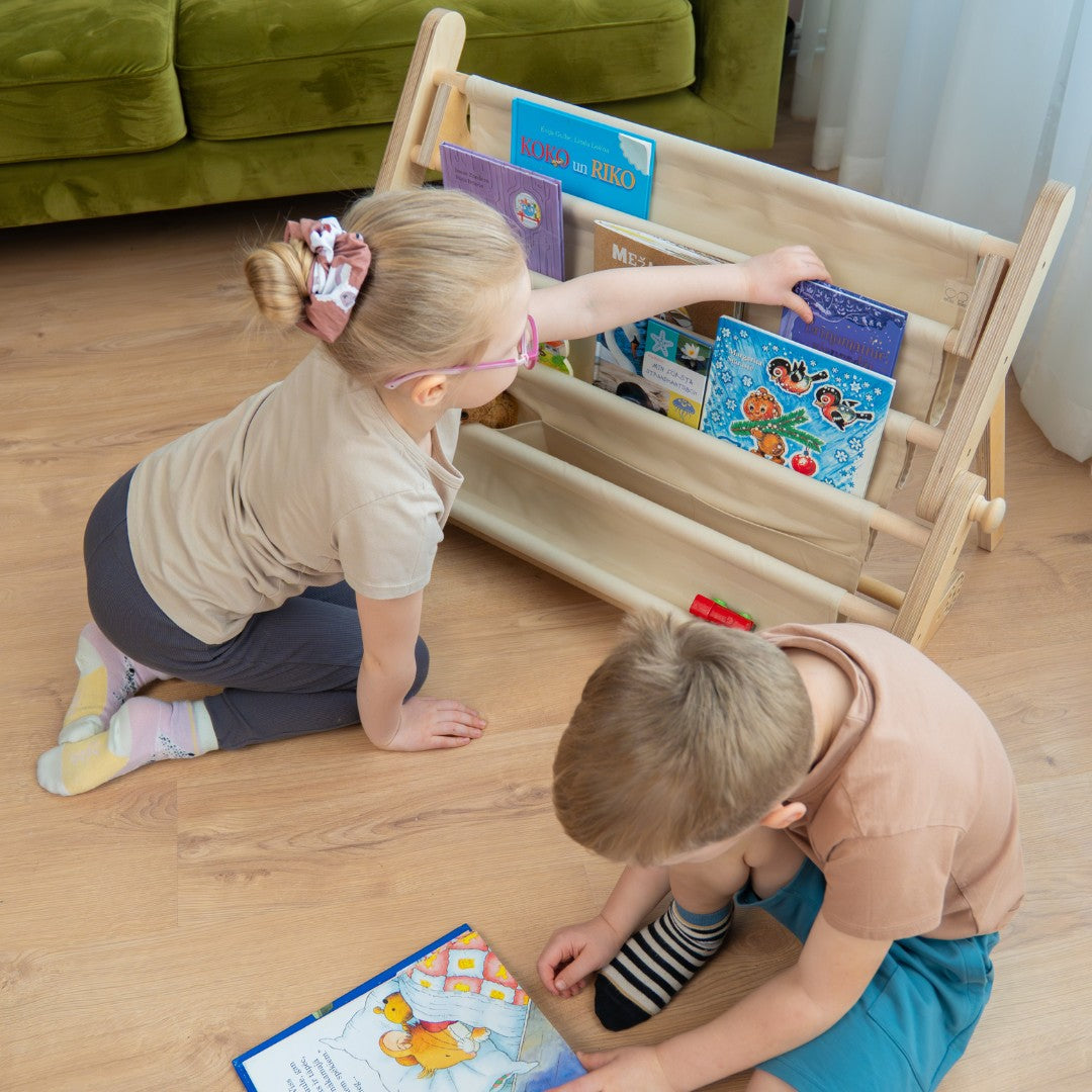 Montessori boekenrek voor klimrek – afbeelding 4