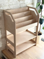 Boekenrek Montessori met Opbergvak